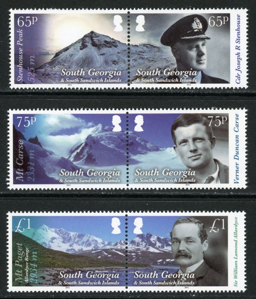 South Georgia and the South Sandwich Islands 2012 SG.576-581 U/M