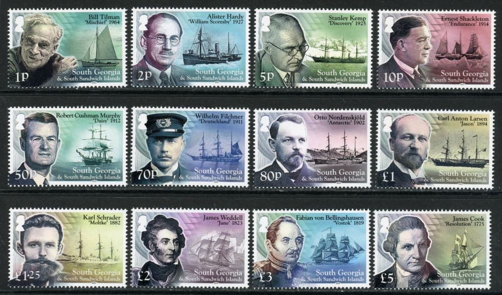 South Georgia and the South Sandwich Islands 2015 SG.631-642 U/M (1)