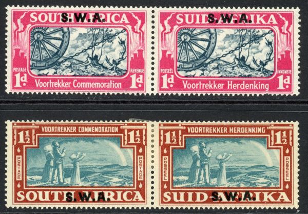 South West Africa 1938 SG.109-110 M/M