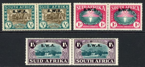 South West Africa 1939 SG.111-113 M/M