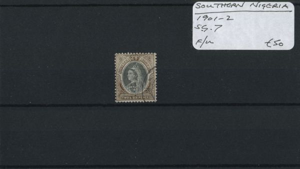 Southern Nigeria 1901-02 SG.7 F/U