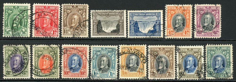 Southern Rhodesia 1931-37 SG.15-27 F/U