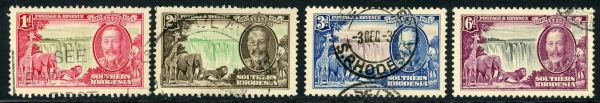 Southern Rhodesia 1935 SG.31-34 F/U