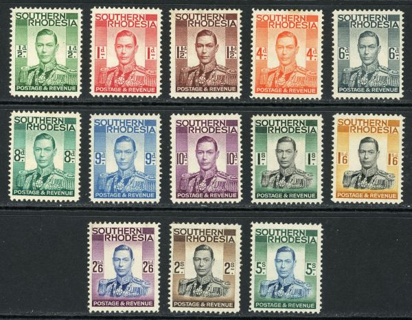 Southern Rhodesia 1937 SG.40-42 M/M