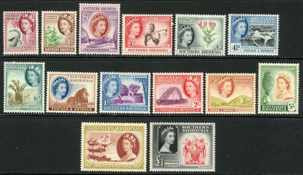 Southern Rhodesia 1953 SG.78-91 M/M