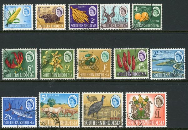 Southern Rhodesia 1964 SG.92-105 F/U