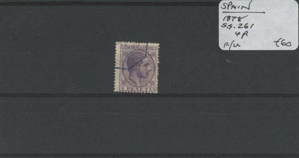 Spain 1878 SG.261 F/U