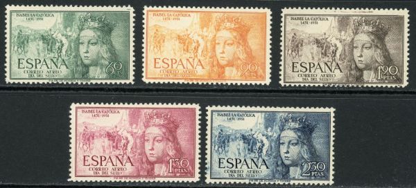 Spain 1951 SG.1166-1170 M/M