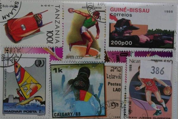 Sport 25 Stamps (386)