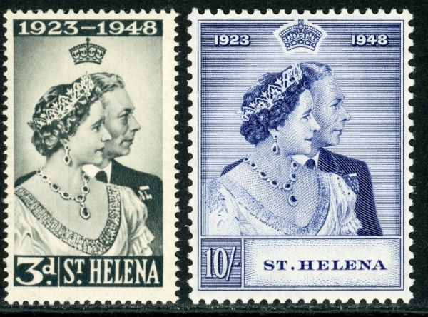 St Helena 1948 SG.143-144 U/M