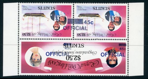 St Kitts 1983 SG.O23fe & O24fd U/M (1)