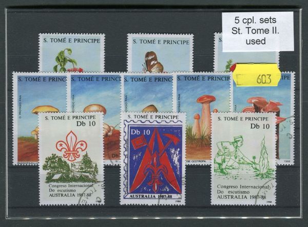 St Tome II 25 Stamps (603)