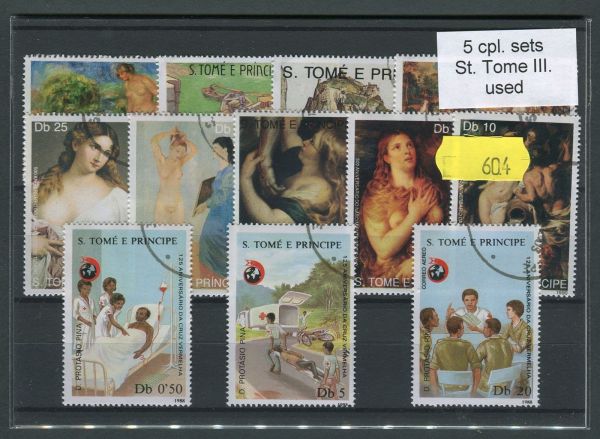 St Tome III 25 Stamps (604)