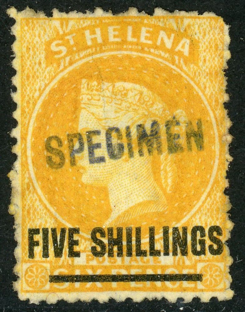 St. Helena 1868 SG.20 Specimen