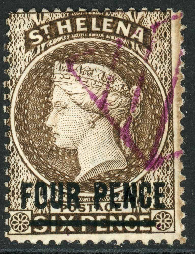 St. Helena 1884-94 SG.43 F/U