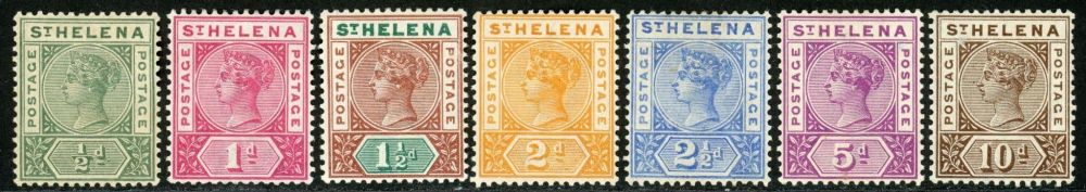 St. Helena 1890-97 SG.46-52 M/M