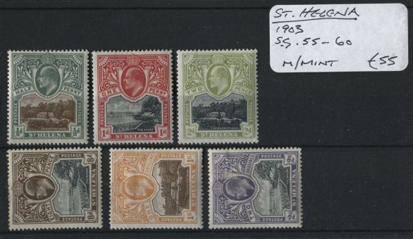 St. Helena 1903 SG.55-60 M/M