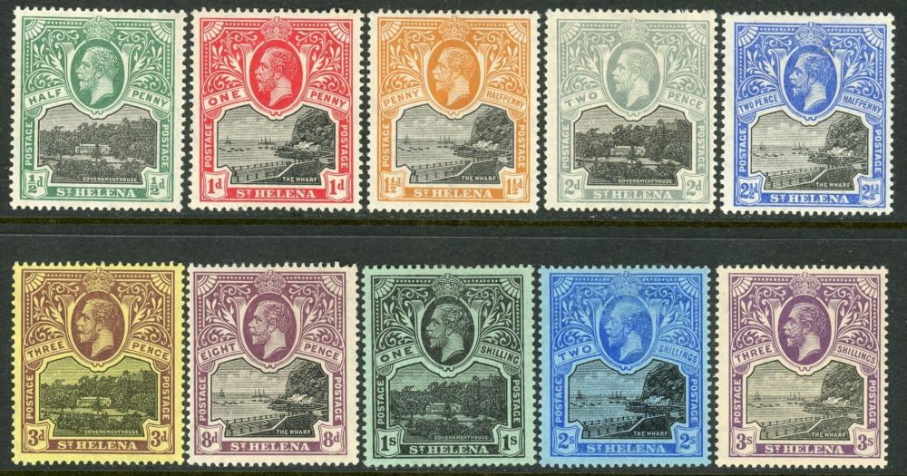 St. Helena 1912-16 SG.72-81 M/M (1)