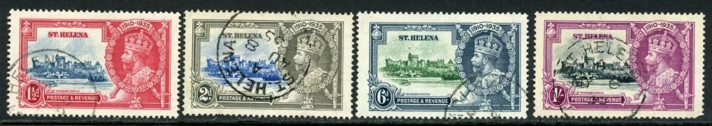 St. Helena 1935 SG.124-127 F/U