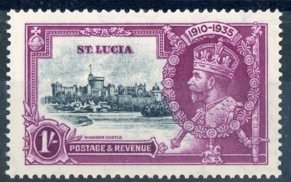 St. Helena 1935 SG.127 Variety white tower U/M