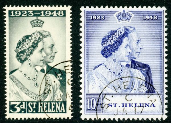 St. Helena 1948 SG.143-144 F/U