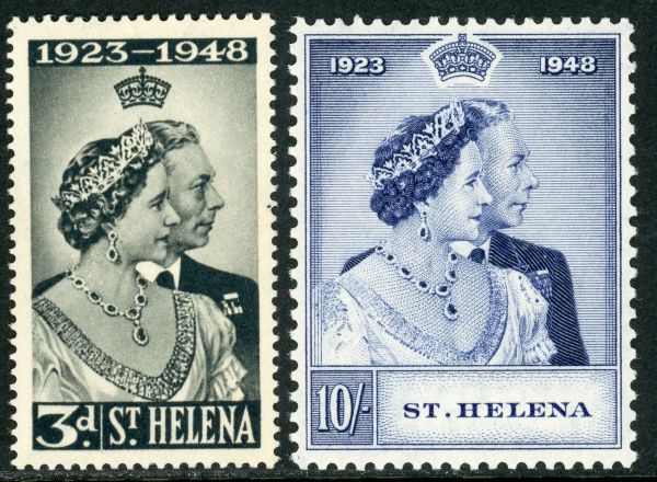 St. Helena 1948 SG.143-144 U/M