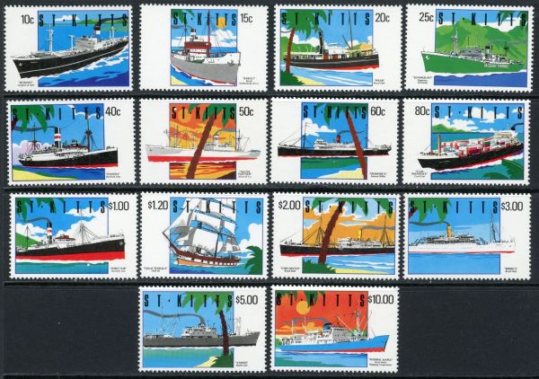 St. Kitts 1990 SG.312-325 U/M