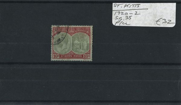 St. Kitts-Nevis 1920-22 SG.35 F/U