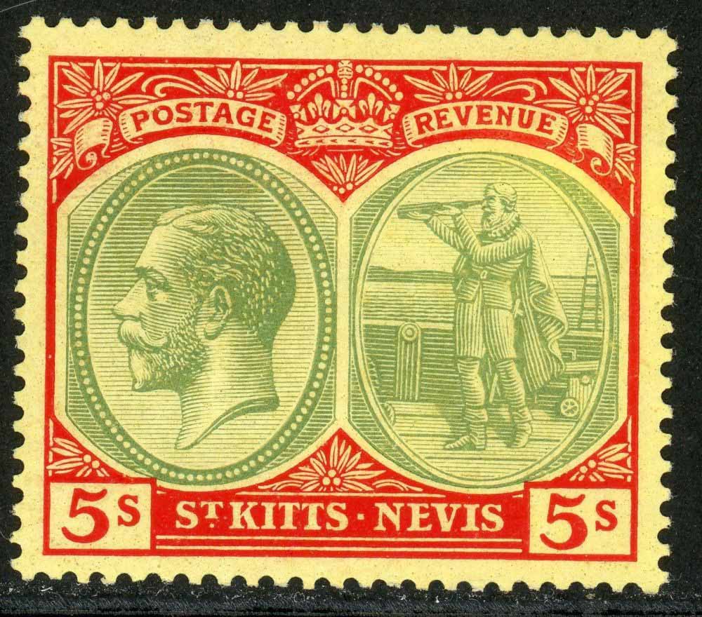 St. Kitts-Nevis 1921-29 SG.47c M/M