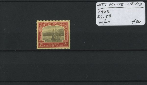 St. Kitts-Nevis 1923 SG.59 M/M