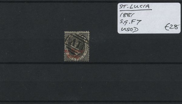 St. Lucia 1881 SG.F7 Used