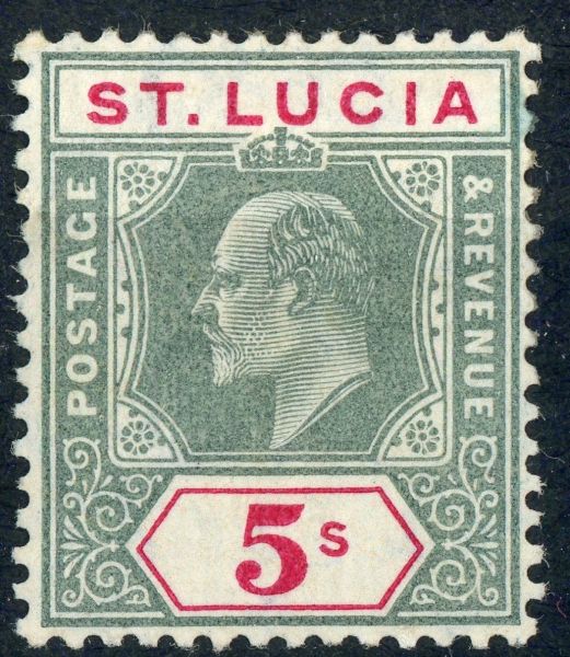 St. Lucia 1904-10 SG.76 M/M