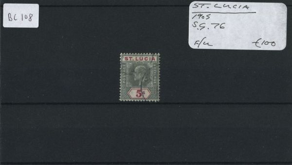 St. Lucia 1905 SG.75 F/U