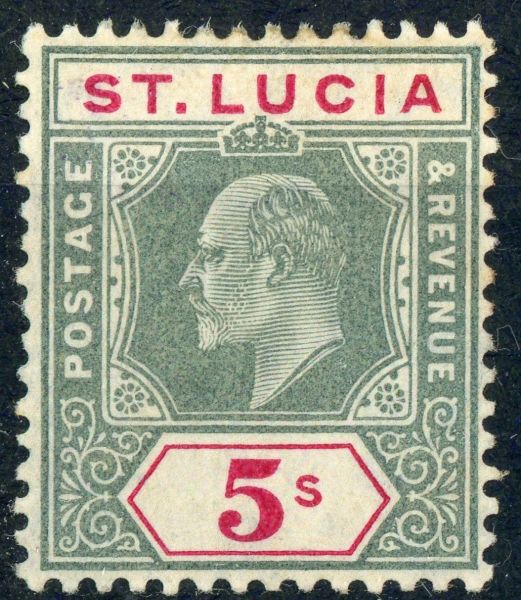 St. Lucia 1905 SG.76 M/M