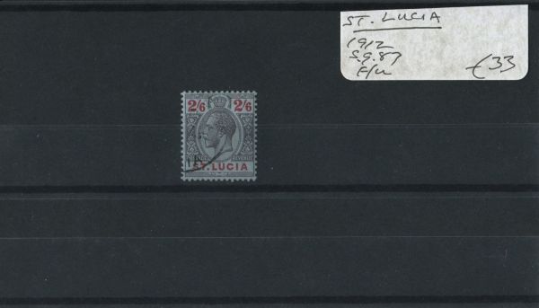 St. Lucia 1912 SG.87 F/U