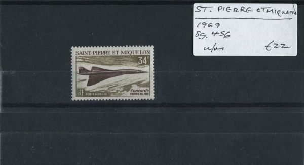 St. Pierre Et Miquelon 1969 SG.456 U/M