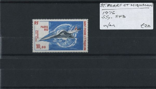 St. Pierre Et Miquelon 1976 SG.543 U/M