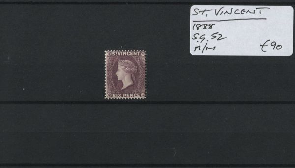 St. Vincent 1888 SG.52 M/M