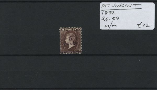 St. Vincent 1892 SG.59 M/M