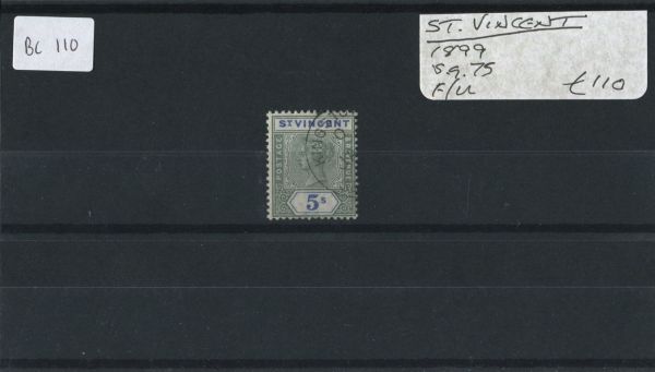 St. Vincent 1899 SG.75 F/U