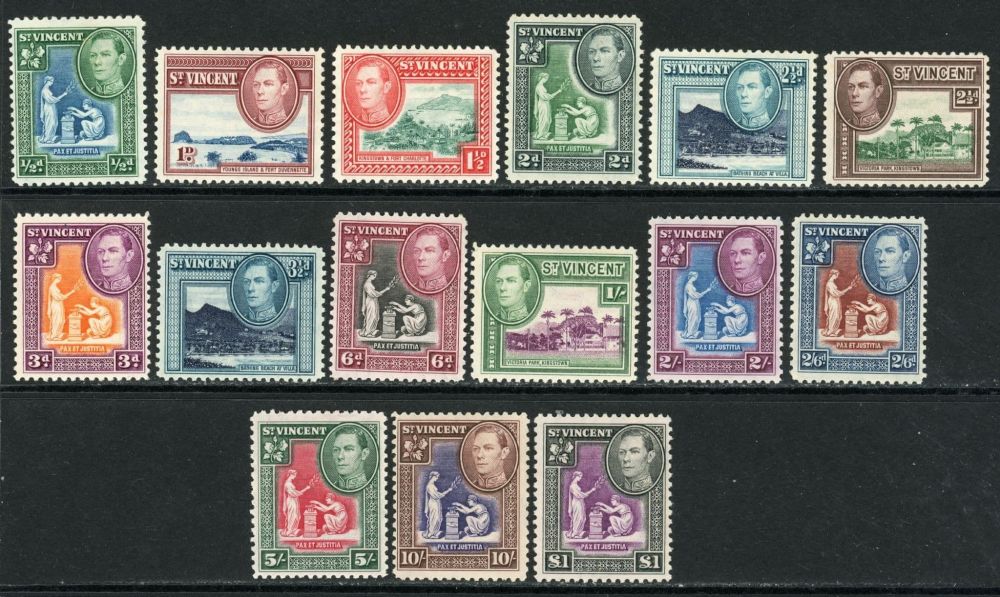 St. Vincent 1938-47 SG.149-159 M/M (10)