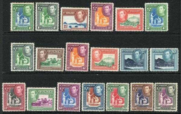 St. Vincent 1949-52 SG.164-177 M/M