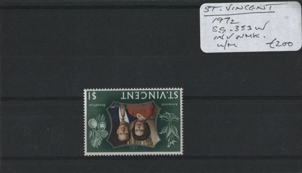 St. Vincent 1972 SG.353w INV WMK U/M