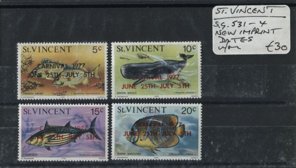 St. Vincent 1977 SG.531-54 U/M