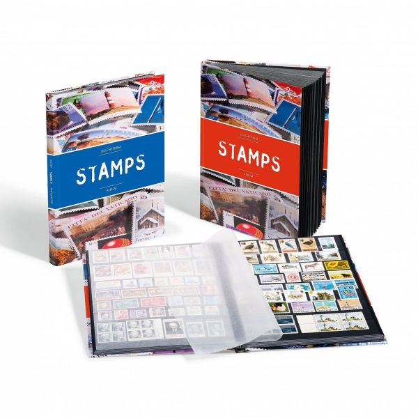 Stamps Design Stockbook - Black Pages