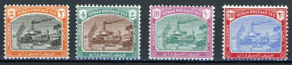 Sudan 1948 SG.D12-D15 M/M