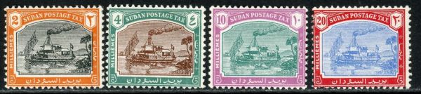 Sudan 1948 SG.D12-D15 U/M (1)