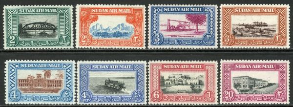 Sudan 1950 SG.115-122 U/M (1)