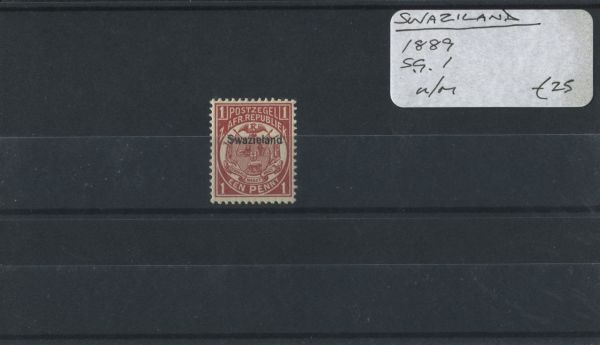 Swaziland 1889 SG.1 U/M