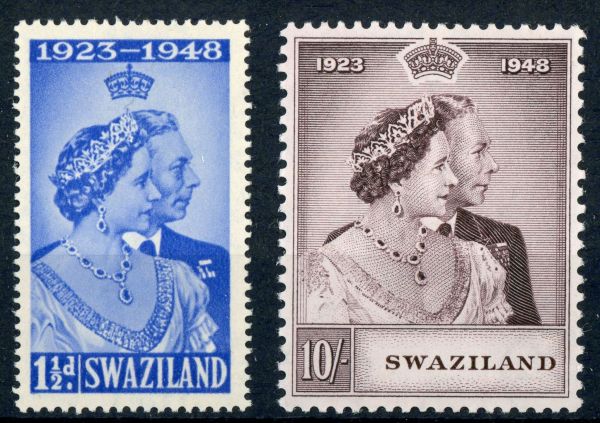 Swaziland 1948 SG.46-47 M/M